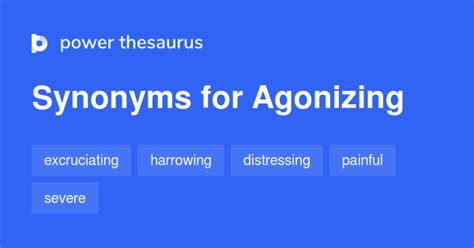 agonizing thesaurus|anodized.